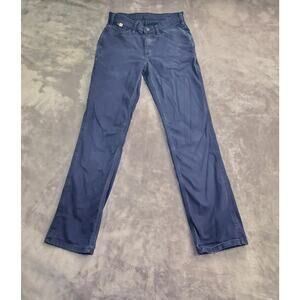 Carhartt Sz 4 Rugged Flex Pants Womans Canvas Blue Uniform Workwear FR Cat 2 C20